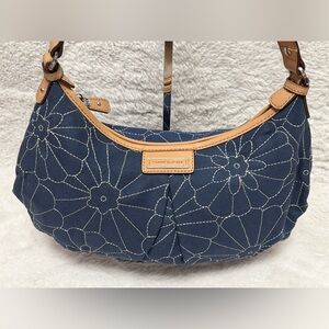Tommy Hilfiger Navy Floral Shoulder Bag